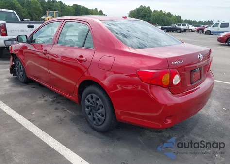2009 Toyota Corolla Le из США, поврежденный, VIN 1NXBU40E09Z081020